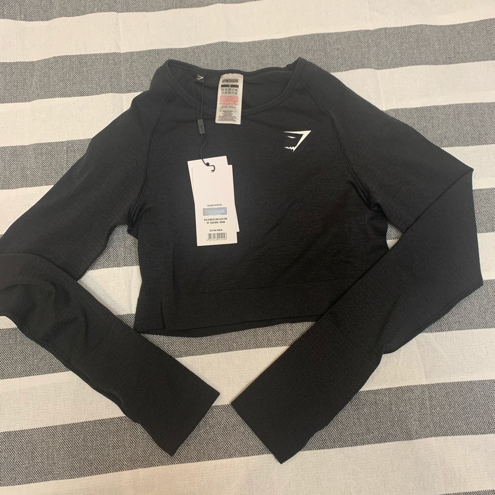 Gym shark Vital seamless long sleeve crop top